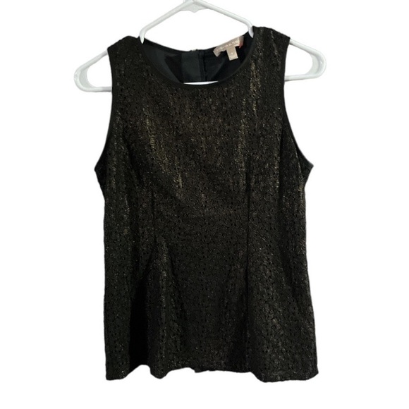 Banana Republic Brown Metallic Tank Top Size 4 - Picture 1 of 7